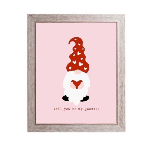 “Will You Be My Gnomie?” Print - Picture 4 of 4